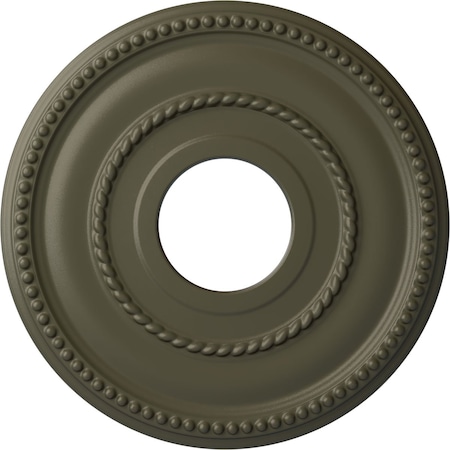 Ekena Millwork Valeriano Ceiling Medallion (Fits Canopies up to 6 1/4"), 12 1/8"OD x 3 5/8"ID x 3/4"P, Witch Hazel CM12VAWHF